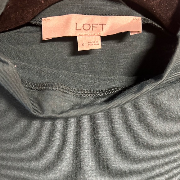 Loft aqua green midi dress - Picture 4 of 7